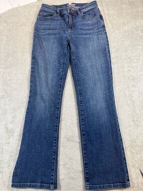 Eileen Fisher Organic Cotton Bootcut Jeans Medium Wash Blue Size 2
